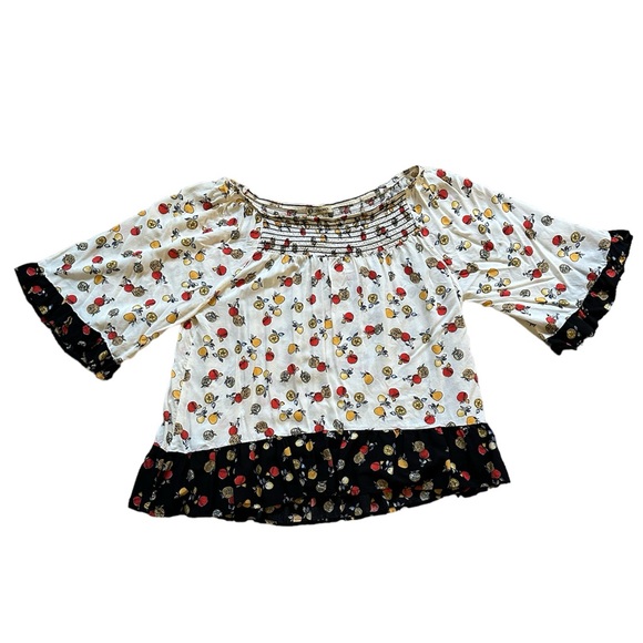 Democracy two tone swing top with fruit print - Picture 1 of 10
